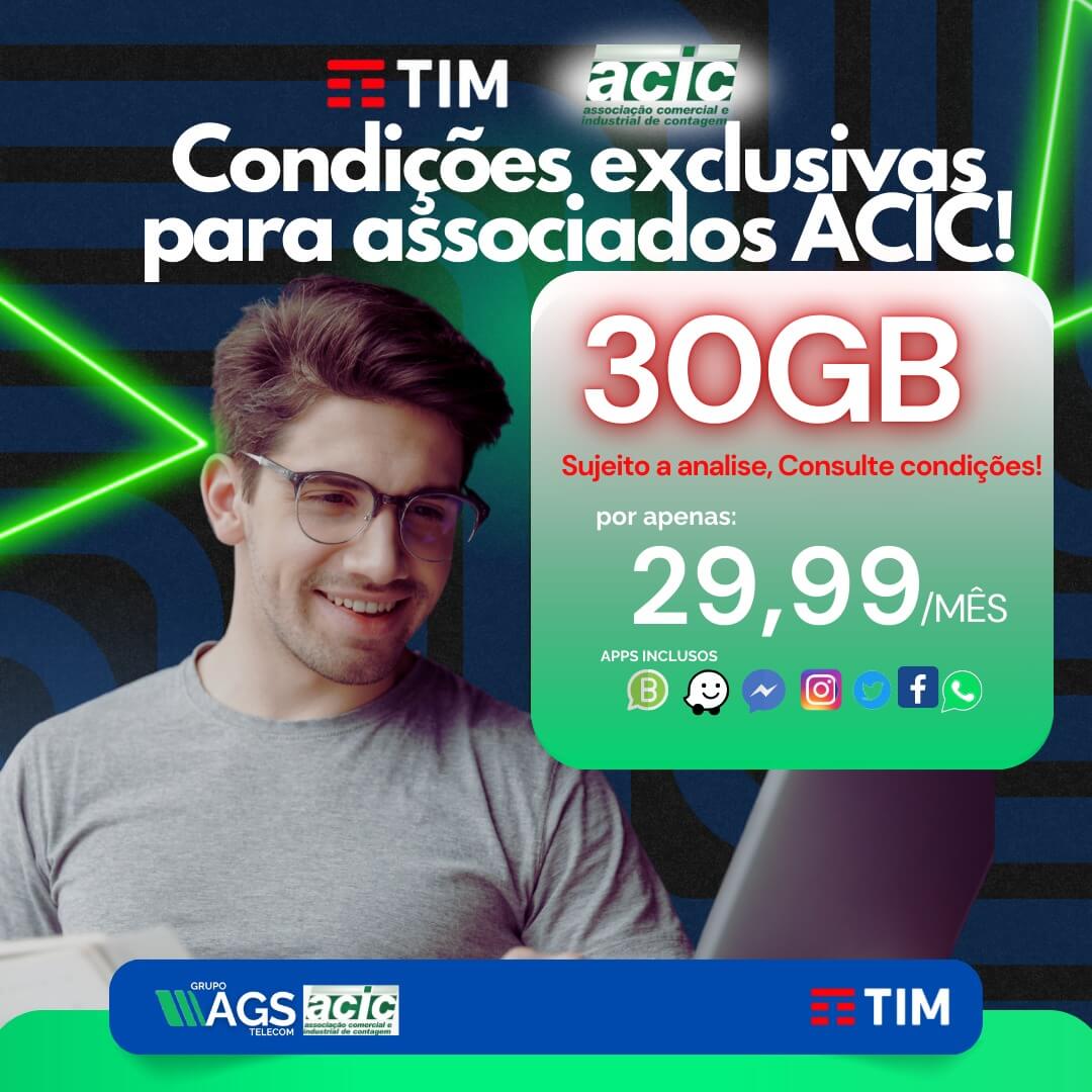 Condições exclusivas para associados ACIC!